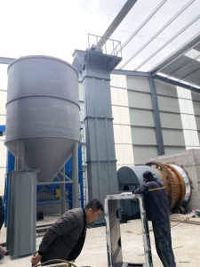 山東濟南提升機現場